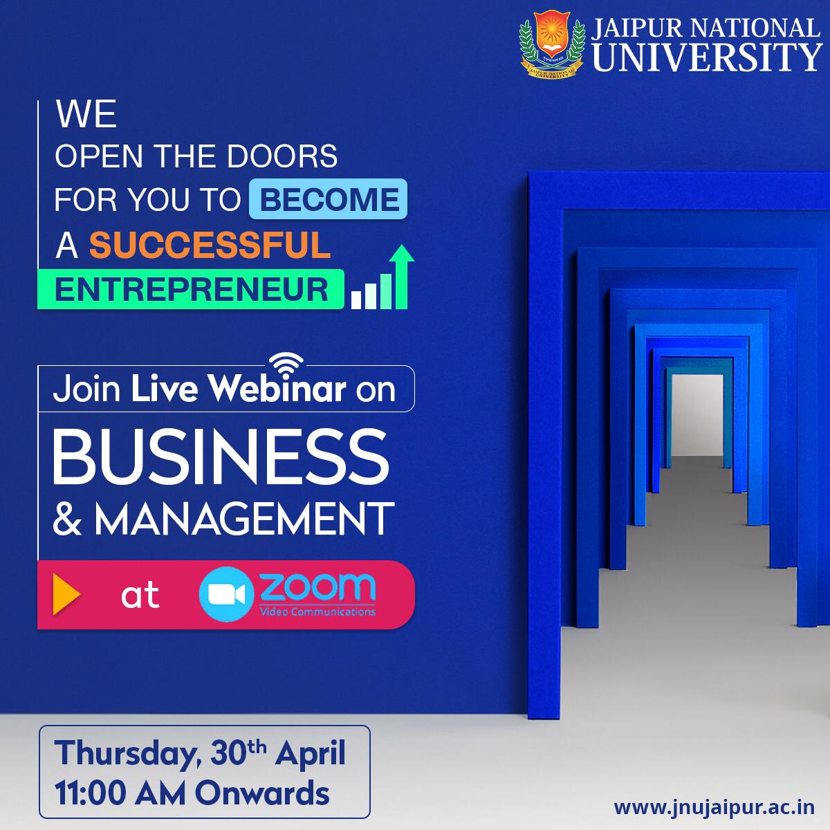 Webinar on Business Management