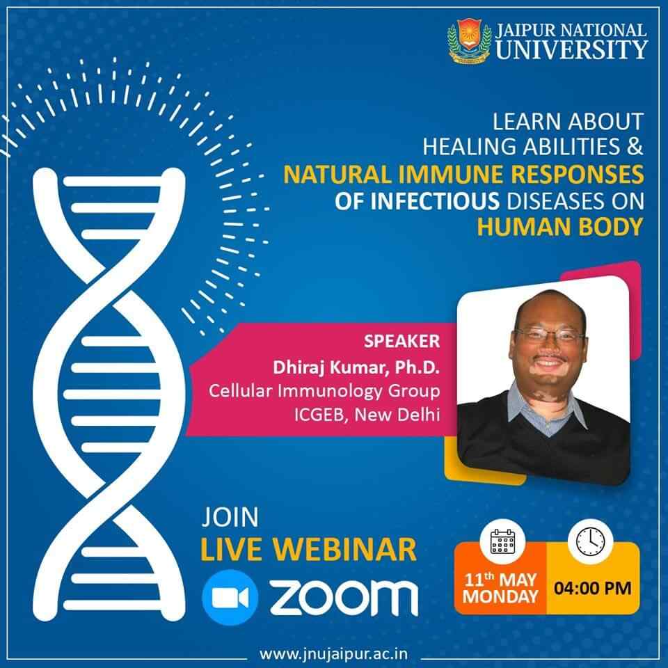 Natural Immune Responses of Infectious Diseases on Human Body