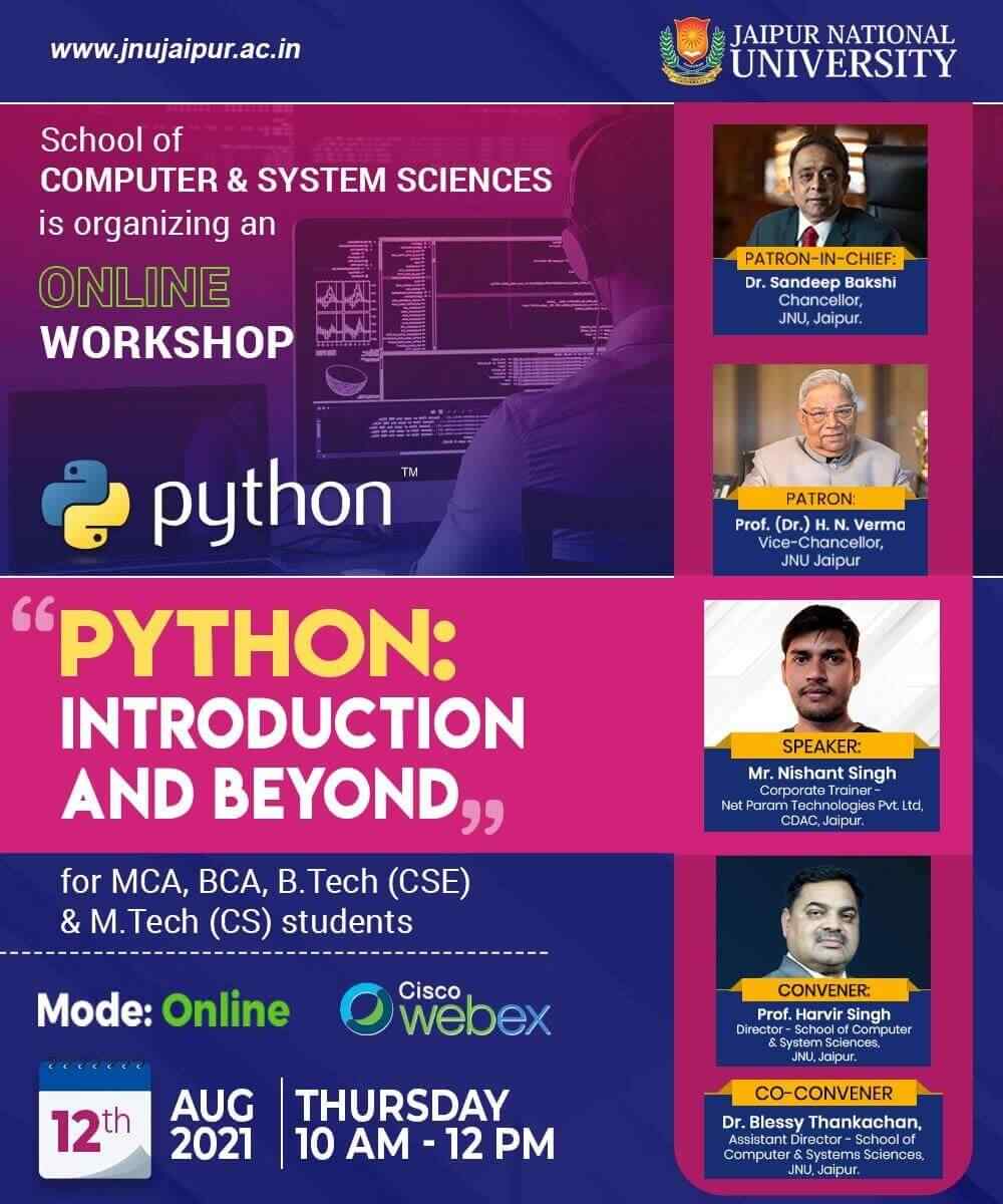 PYTHON: Introduction and Beyond
